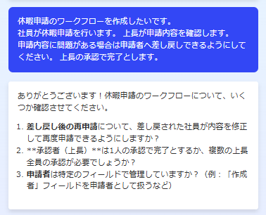 差し戻し後の流れや再申請時の扱いなどについて確認が行われる